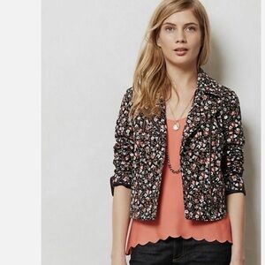 Hei Hei Anthropologie Womens Jacket Floral
